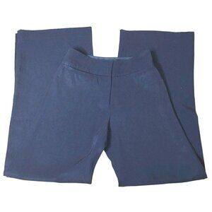 LEIFSDOTTIR Anthropologie Pearl Button Side Wide Leg Trouser Pant Black 6